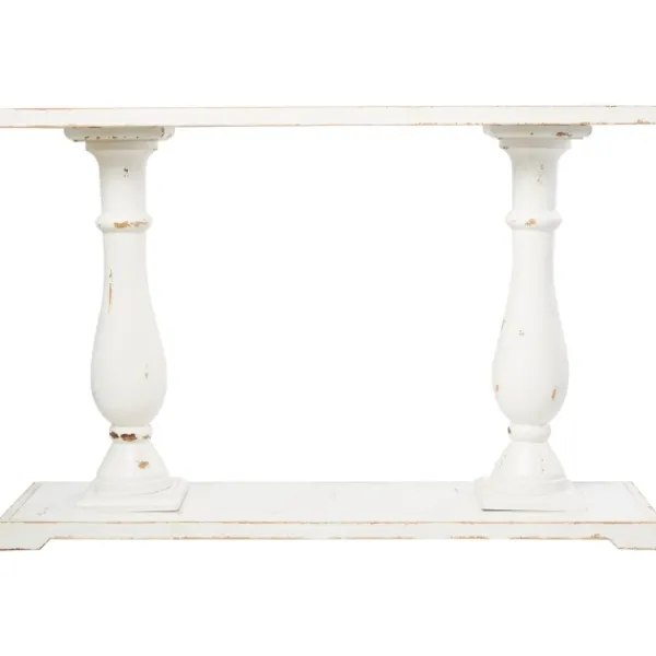 Console Tables-Kirkland's Home Wooden Baluster Leg Console Table White