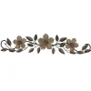 Wall Plaques-Kirkland's Home Wooden Floral Over Door Plaque Brown