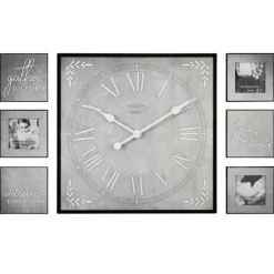 Gallery Wall Frames-Kirkland's Home Wooden Frame 7-Pc. Gallery Wall Set Gray
