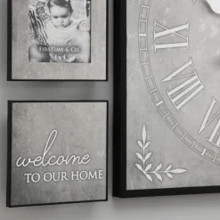 Gallery Wall Frames-Kirkland's Home Wooden Frame 7-Pc. Gallery Wall Set Gray