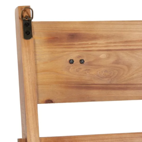 Decorative Accents-Kirkland's Home Wooden Leaning Ladder With Hooks Brown