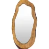 Decorative Mirrors-Kirkland's Home Wooden Live Edge Framed Wall Mirror