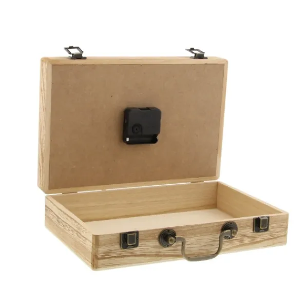 Decorative Accents-Kirkland's Home Wooden Novelty Briefcase Clock
