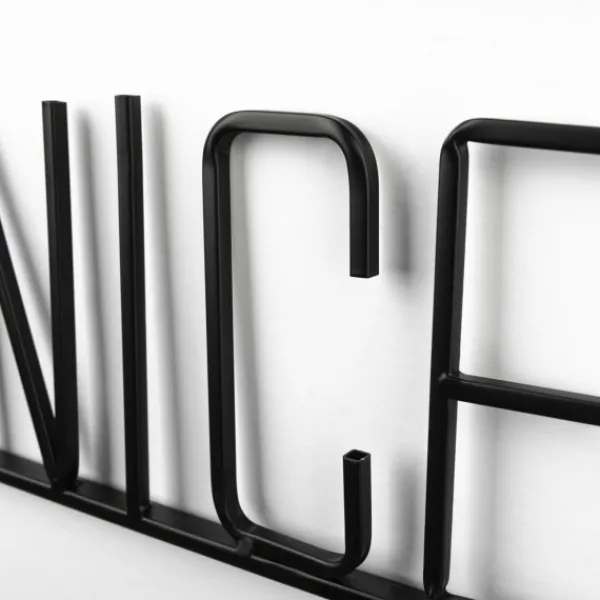 Wall Quotes & Signs-Kirkland's Home Word Hard And Be Nice Metal Wall Plaque Black