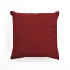 Pillows-Kirkland's Home Woven Open Stitch Pillow Red