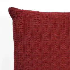 Pillows-Kirkland's Home Woven Open Stitch Pillow Red
