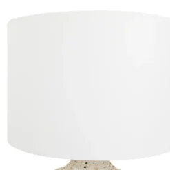 Table Lamps-Kirkland's Home Woven Rattan Table Lamp Ivory