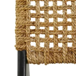 Accent Chairs-Kirkland's Home Woven Seagrass And Teakwood Accent Chair Tan