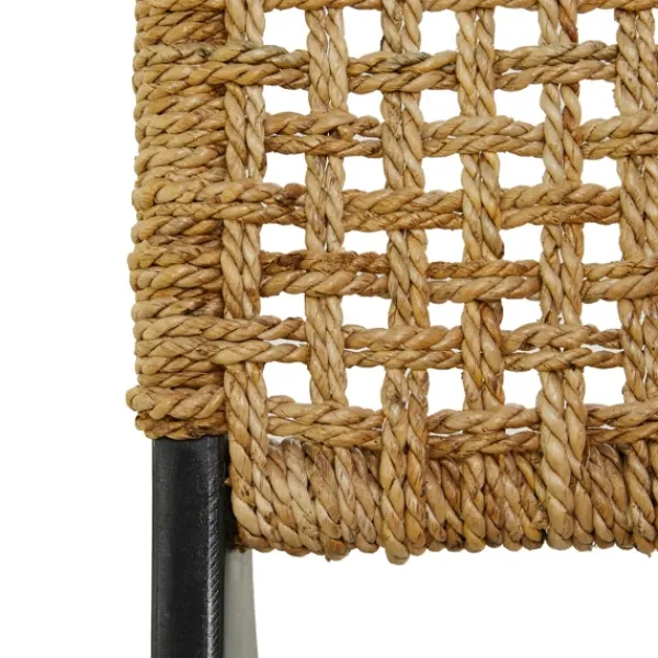 Accent Chairs-Kirkland's Home Woven Seagrass And Teakwood Accent Chair Tan