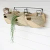 Wall Storage-Kirkland's Home Woven Seagrass Baskets On Metal Frame