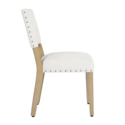 Dining Chairs-Kirkland's Home Woven Upholstered Dining Chairs, Set Of 2 Ivory