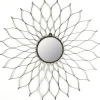 Decorative Mirrors-Kirkland's Home Wrought Iron Flower Petal Wall Mirror