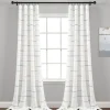 Curtains & Drapes-Kirkland's Home Yellow And Gray Stripe Curtain Panel Set, 95 In. White/Gray/Yellow
