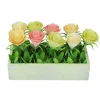 Arrangements & Greenery-Kirkland's Home Yellow And White Springtime Flower Arrangement Green/Yellow/Pink