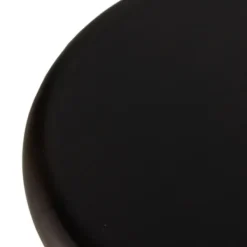 Accent & End Tables-Kirkland's Home Zach Charcoal Wood Pedestal End Table Black